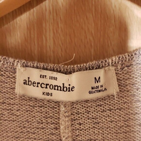 Abercrombie Kids Girls Grey Asymmetrical Sweater Knit Tank Top Medium - Picture 4 of 5